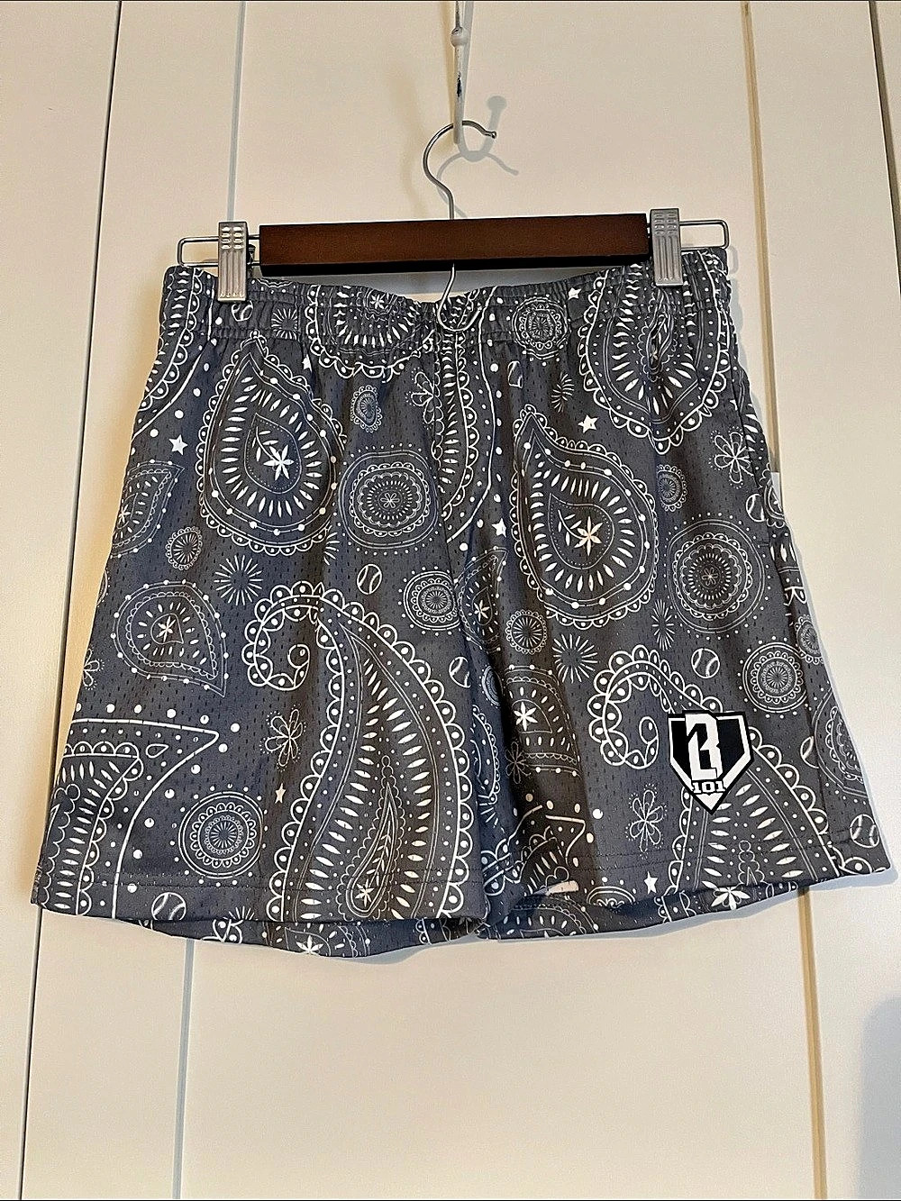 Baseball Lifestyle Paisley Shorts Youth NWT